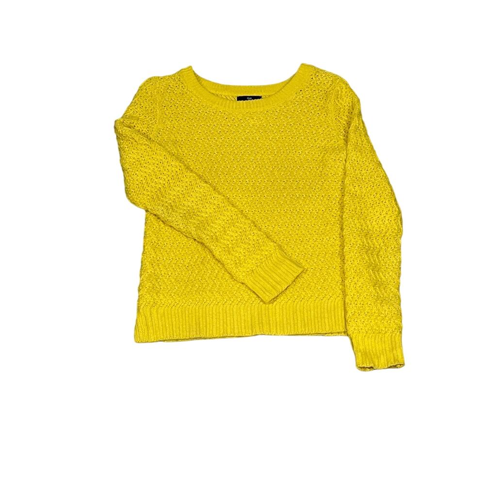 Gap, Yellow Knit Sweater, Size XS, KB108